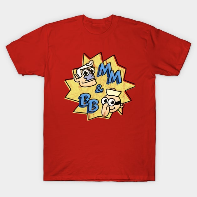 Mermaid Man and Barnacle Boy - old and washed T-Shirt by tamir2503